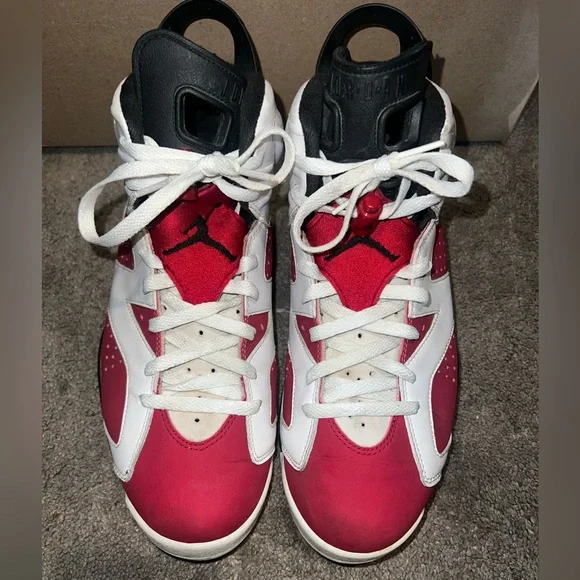 2014 Jordan 6 Carmine - Size 10.5 - Used, No Box - Picture 3 of 10